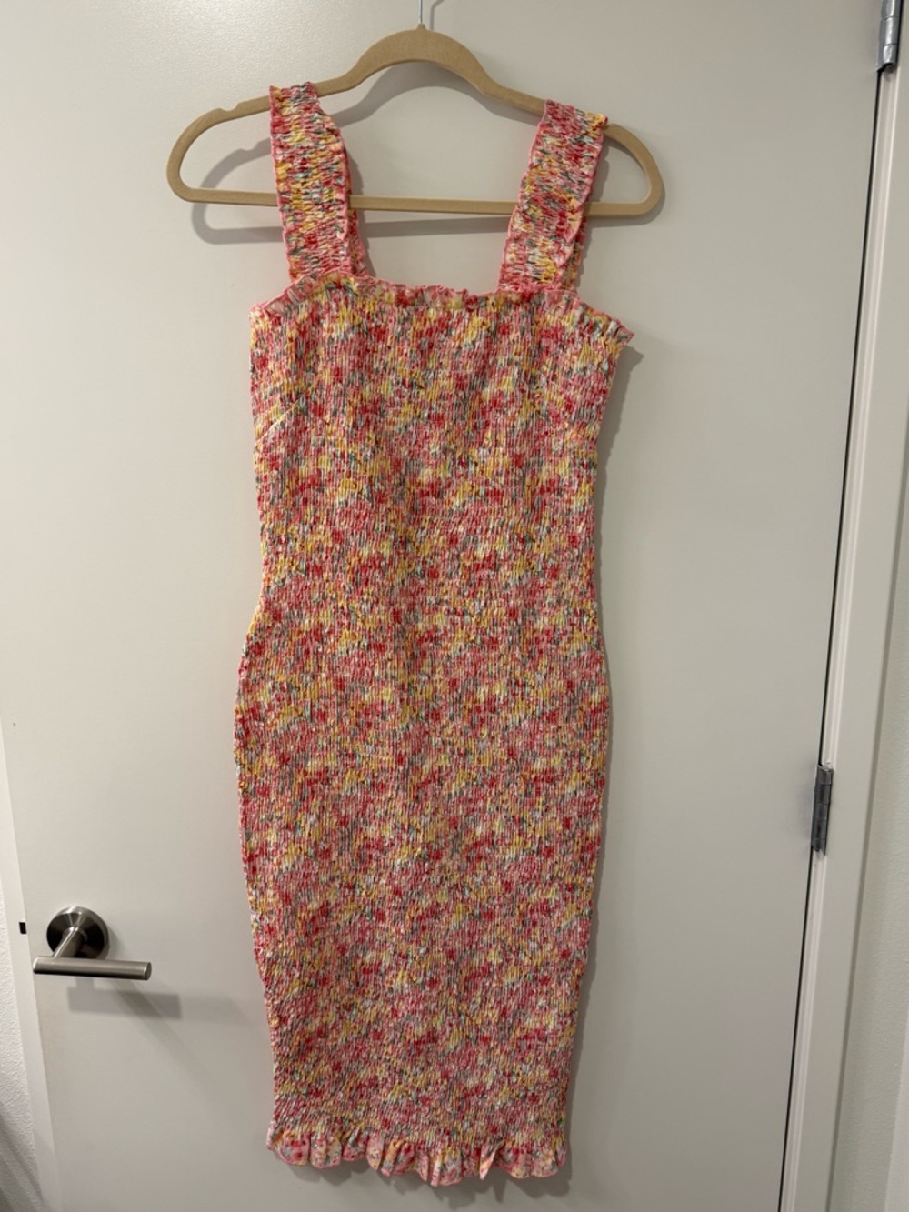 Petal & Pup Floral Smocked Midi Dress